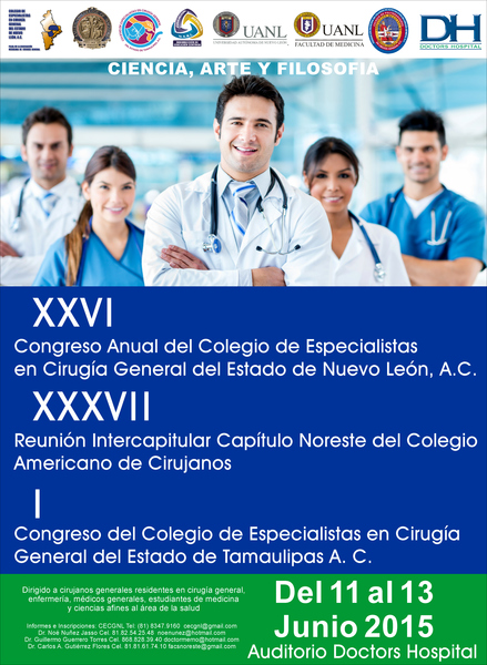 Junio xxvi congreso anual del colegio de especialistas en cirugia gral nl